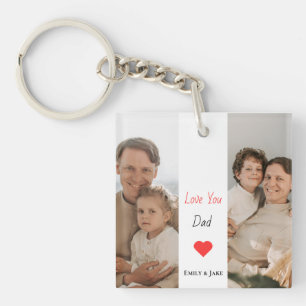Gepersonaliseerde Sleutelhanger Ik hou van je pa