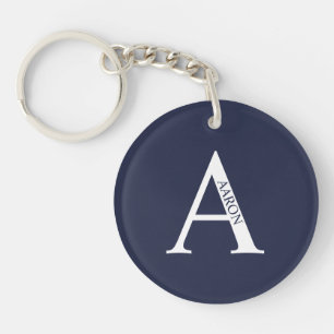 Gepersonaliseerde Sleutelhanger van het Monogram e