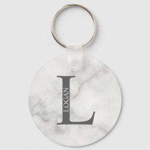 Gepersonaliseerde Sleutelhanger van het Monogram e