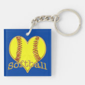 Gepersonaliseerde Sleutelhangers voor hart en soft (Achterkant)