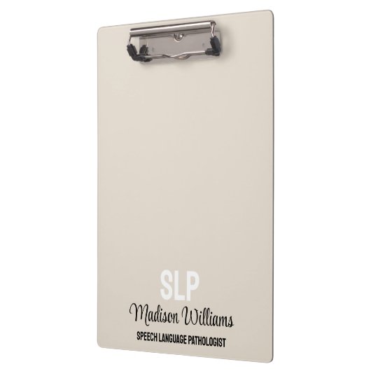 Gepersonaliseerde SLP Spraak Taal Patholoog Gift Klembord (Links)
