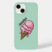 Gepersonaliseerde Smeltende Ijskegel Case-Mate iPhone Case (Achterkant)