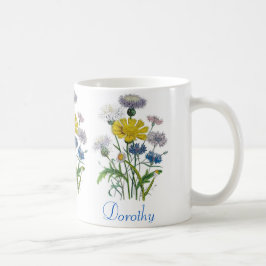 Gepersonaliseerde snijbloemen koffiemok