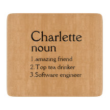 Gepersonaliseerde snijplank bruiloft Charcuterie C