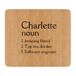 Gepersonaliseerde snijplank bruiloft Charcuterie C