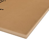 Gepersonaliseerde snijplank bruiloft Charcuterie C (Hoek)