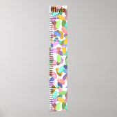 Gepersonaliseerde Snoep Print Schattigee Baby groe (Voorkant)