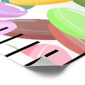 Gepersonaliseerde Snoep Print Schattigee Baby groe (Hoek)