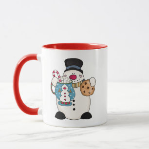 Gepersonaliseerde Snowman Mok