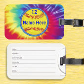 Gepersonaliseerde Softball Bag Labels of Bagagelab