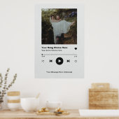 Gepersonaliseerde Song Poster Wall Art Print Custo (Keuken)