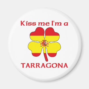 Gepersonaliseerde Spaanse Kus Me Ik ben Tarragona Magneet