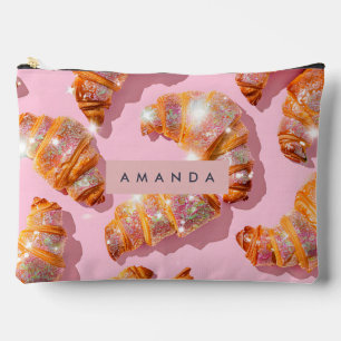 Gepersonaliseerde Sparkle Croissant Stijl Etui