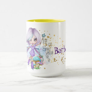 Gepersonaliseerde Sparkle Fairy Mok