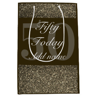 Gepersonaliseerde speciale verjaardagscadeau tas 5 medium cadeauzakje