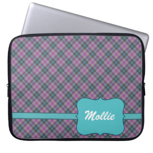 Gepersonaliseerde spelden voor dames van 15-inch l laptop sleeve