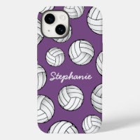 Gepersonaliseerde Speler Naam Volleybal Paarse