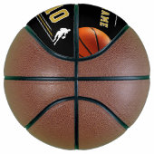 Gepersonaliseerde speler Team Naam Silhouette Basketbal (Rechts)