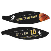 Gepersonaliseerde speler Team Naam Silhouette Basketbal (Panelen)