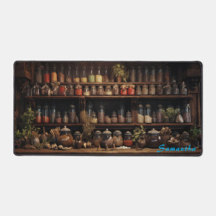 Gepersonaliseerde Spice Shop Counter Desk Mat