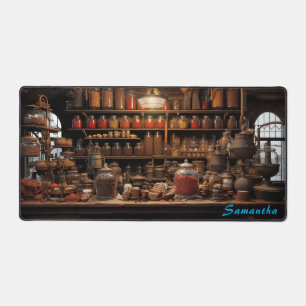 Gepersonaliseerde Spice Shop Counter Desk Mat