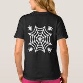 Gepersonaliseerde Spiderweb Halloween T-shirt (Achterkant)