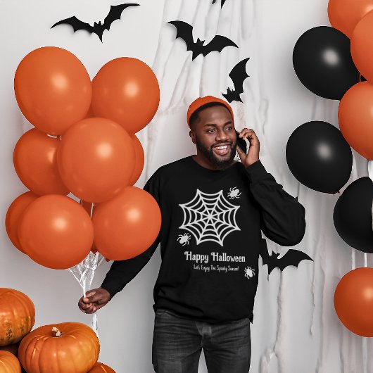 Gepersonaliseerde Spiderweb Halloween Trui