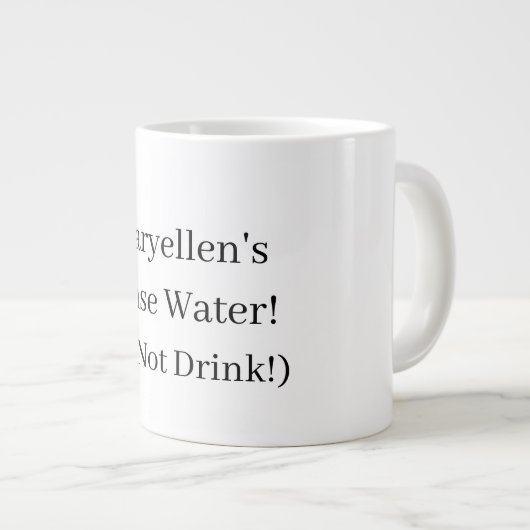 Gepersonaliseerde "Spoelwater" Mok voor artiesten (Voorkant rechts)