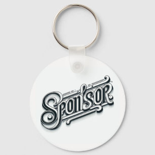 Gepersonaliseerde Sponsor geschenk keepsake sleute Sleutelhanger