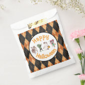 Gepersonaliseerde spookachtige Halloween Bash Bedankzakje (Gezegeld)