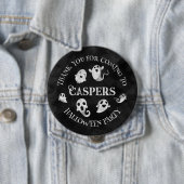 Gepersonaliseerde Spooky Ghost Halloween Button Ba (In situ)