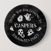 Gepersonaliseerde Spooky Ghost Halloween Button Ba (Voorkant)