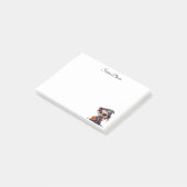 Gepersonaliseerde Spooky Halloween Post-it Notitie Post-it® Notes (Schuin)