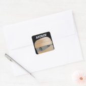 Gepersonaliseerde Spooky Mummy Halloween Sticker (Envelop)