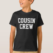 Gepersonaliseerde sportieve stijl neef bemanning t-shirt (Voorkant)