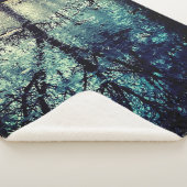 Gepersonaliseerde Spring Tree Reflections Sherpa Deken (3/4)