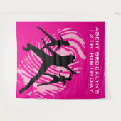 Gepersonaliseerde Spy Party Vingerafdruk Tapestry Wandkleed (Voorkant (horizontaal))