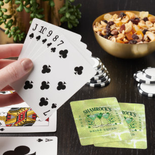 Gepersonaliseerde St. Patrick's Day Cruise, Bruids Pokerkaarten