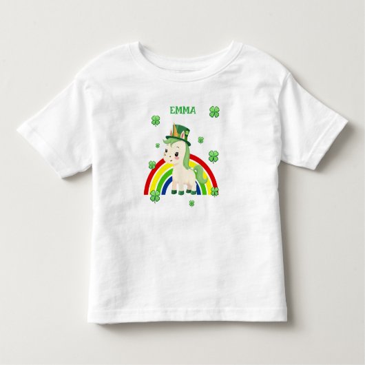 Gepersonaliseerde St. Patrick's Day Kinder Shirts (Voorkant)