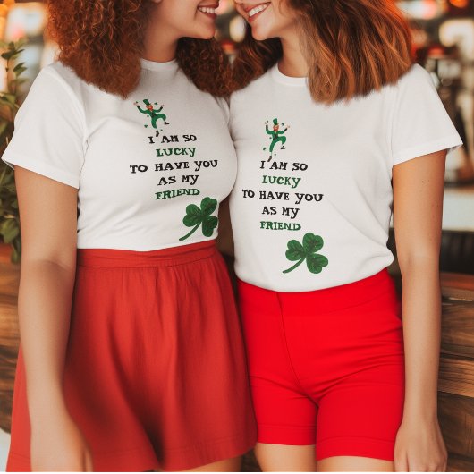 Gepersonaliseerde St. Patrick's Day Vrouwen Basic T-shirt