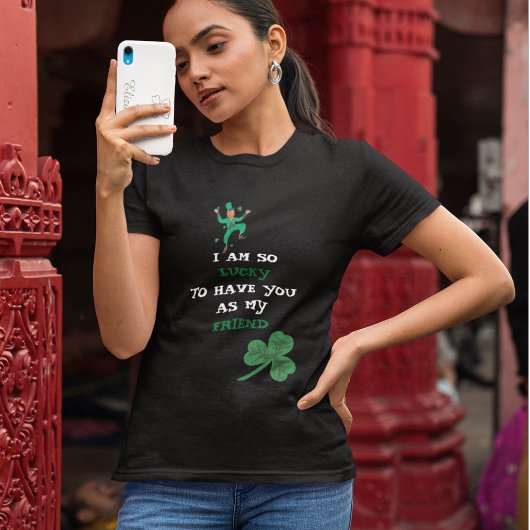 Gepersonaliseerde St. Patrick's Day Vrouwen Basic T-shirt