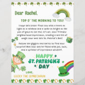 Gepersonaliseerde St Patrick's kabouter brief (Voorkant)