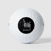 Gepersonaliseerde stagiaire illustratie golfballen (Voorkant)