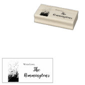 Gepersonaliseerde Stamp Bloed Splatter Vampire Got Rubberstempel (Gestempeld)
