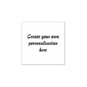 Gepersonaliseerde stamper 	rubberstempel (Afrduk)