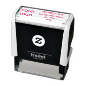 Gepersonaliseerde stempel met aangepaste Logo-adre (Product)