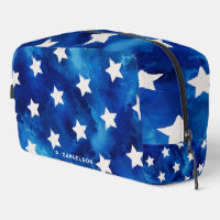 Gepersonaliseerde sterren Blue Tie Dye Family Even