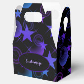 Gepersonaliseerde sterren 'n Stuff Patroonkabel Bedankdoosjes (Geopend)