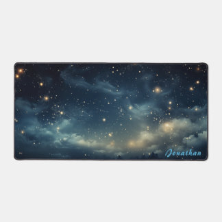 Gepersonaliseerde Sterrennacht Landscape Desk Mat