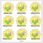 Gepersonaliseerde Sticker van de Beloning van de L (Vel)